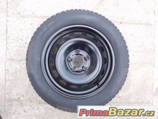 Škoda, VW 5x112 ET50 205/55/16 - zánovní zimní sada – fotografie 1