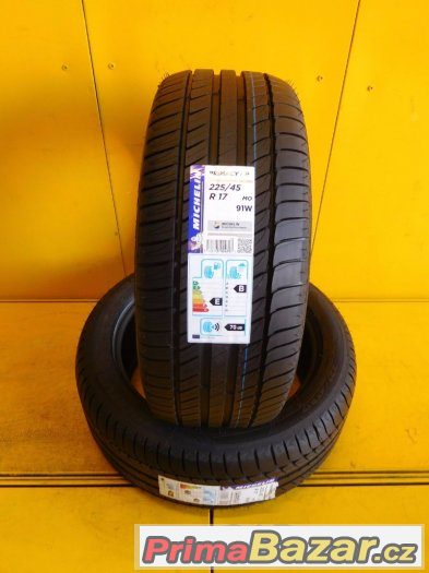 2x nové letní Michelin Primacy HP 225/45/17 91W – fotografie 1
