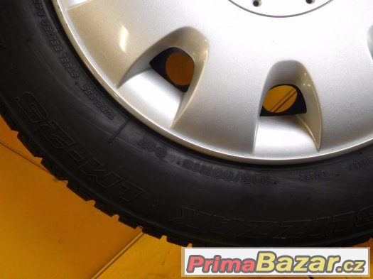 VW, Škoda 5x112 ET47 195/65/15 - zimní plechová sada – fotografie 2