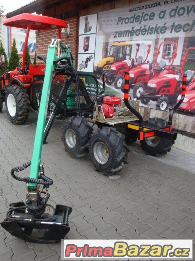 Vyvážečka LTC 3,4 s hydraulickou rukou za čtyřkolku, traktor – fotografie 4