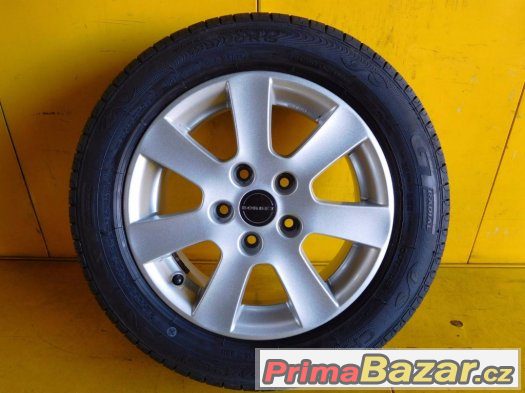 Kia,Hyundai 5x114,3 ET40 + 195/60/15 - nová letní ALU Borbet – fotografie 1