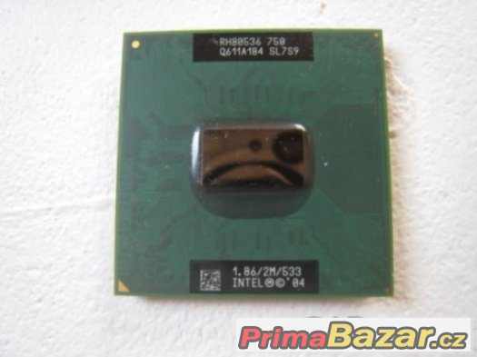 CPU Intel Pentium 750 1.86/2M/533 pro notebook – fotografie 1
