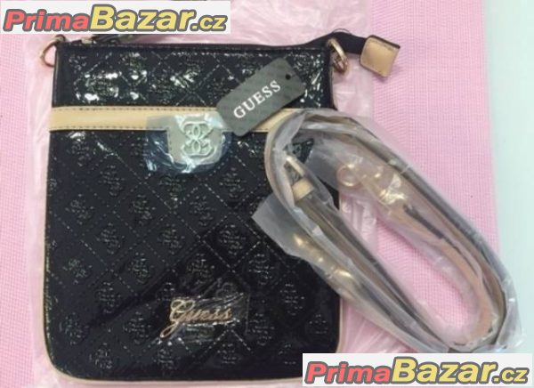 Guess crossbody reiko černá – fotografie 2