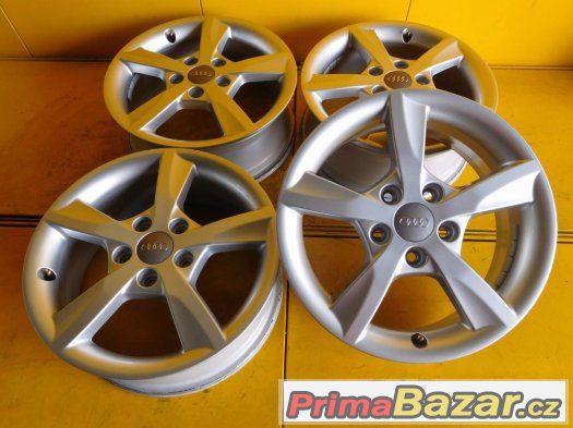 Audi, Octavia,VW 5x112 ET48 R16 - orig. zánovní ALU disky – fotografie 2