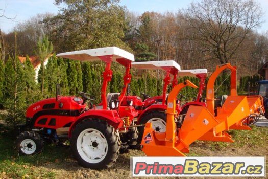 štěpkovač BX42S za malotraktor, drtič větví do 10 cm průměru – fotografie 1