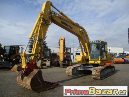 Komatsu PC 210-8K, pásový bagr – fotografie 1