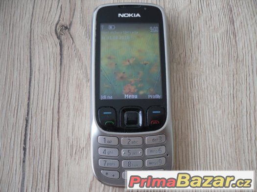 Nokia 6303, stříbrná,klasický tlačítkový tel.,perfektní stav – fotografie 1
