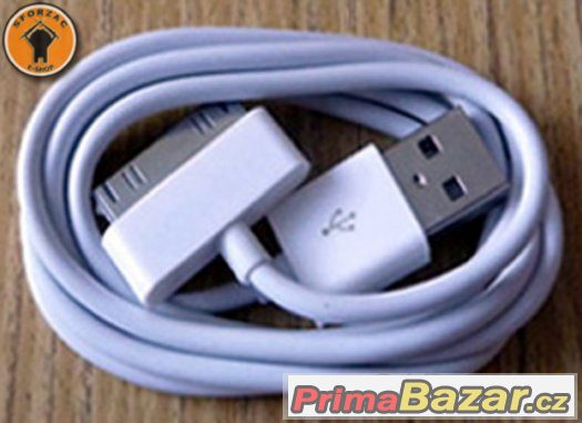 Datový a nabíjecí kabel USB iPhone 4/4S/3G – fotografie 1