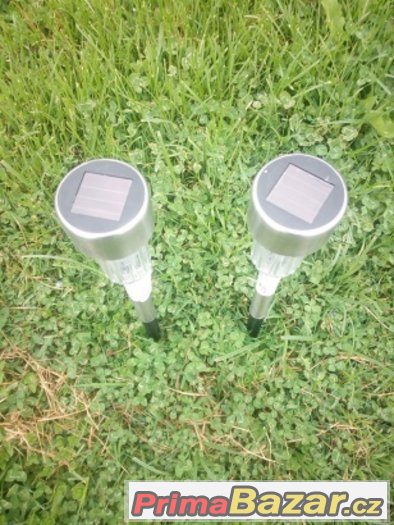 Solární zahradní LED lampy, lampičky, světla, svítidla – fotografie 2