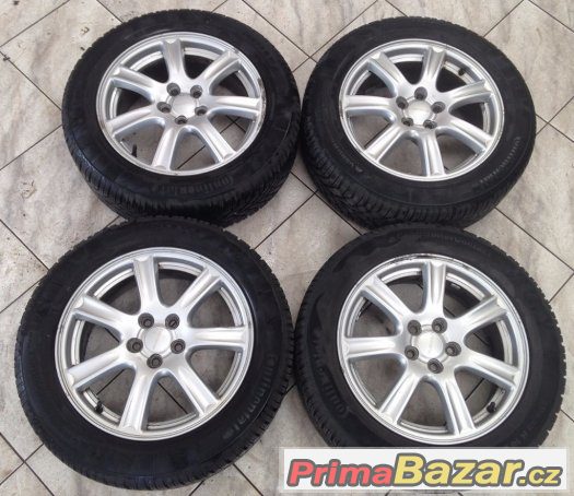 SUBARU ORIGINÁL ZIMNÍ KOLA Continental 205/55 R16 vzorek 9mm – fotografie 1