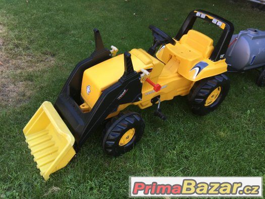 Šlapací traktor zn. Rolly toys + cisterna – fotografie 3