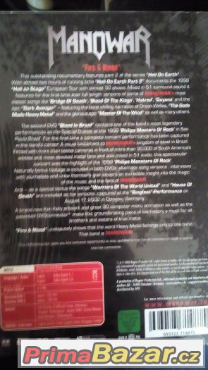 Manowar - Fira and blood 2 DVD – fotografie 2