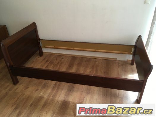 Postel jednolůžko DUB 100X200CM, kompletní – fotografie 4