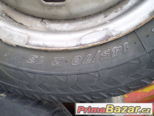 Daewoo Matiz - kola + pneu 145x70 R13 na dojetí – fotografie 3