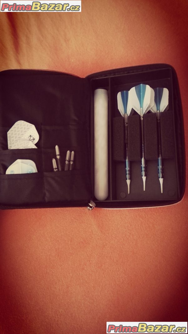 19. Šipky soft Harrows Aura style B 18gr, 95%, sada 3 ks