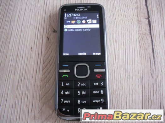 Nokia C5-00, 5MPx,perfektní stav,černá. – fotografie 1