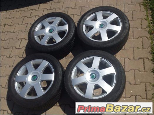 16" letní alu sada Vega 5x112 origo Škoda Octavia 2 II – fotografie 1