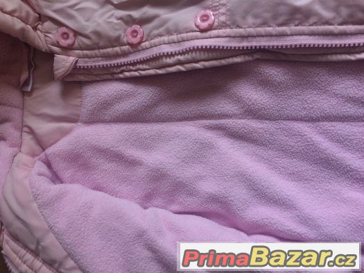 Světlé růžová zimní/podzimní bunda – fotografie 3