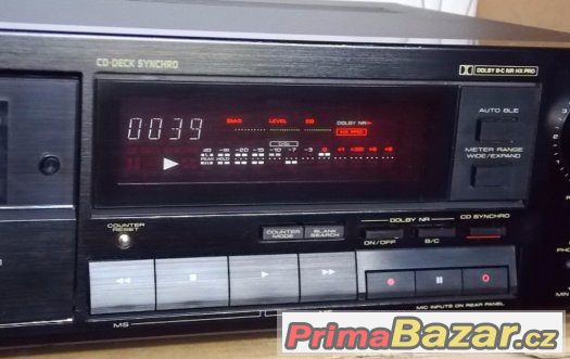 Pioneer CT-449, výborný kazetový deck v top stavu – fotografie 3