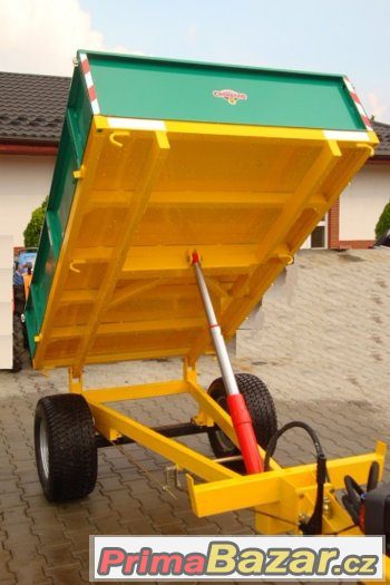Zemědělský přívěs, sklápěcí traktorový vlek TR1500, vlečka – fotografie 3