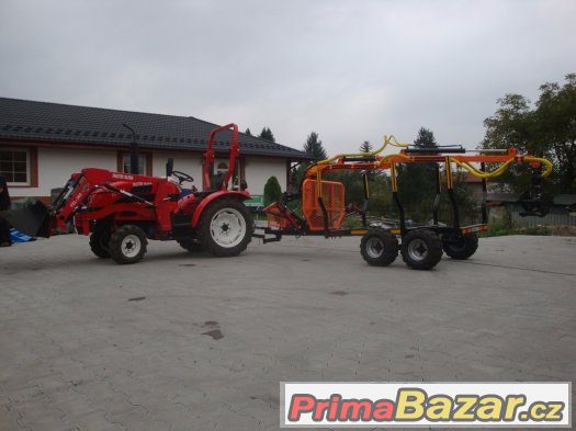 vyvážecí přívěs s hydraulickou rukou LTC-3,7, vyvážečka – fotografie 1