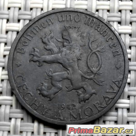 20 haléřů 1942, Protektorát Č a M. – fotografie 2