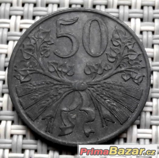 50 haléřů 1941, Protektorát Č a M. – fotografie 1