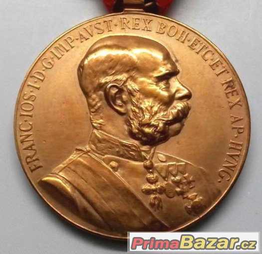 Medaile Signum Memoriae 1898, Fr. Josef I. – fotografie 3