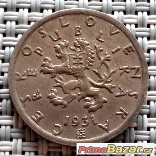 50 haléřů 1931, ČSR – fotografie 2