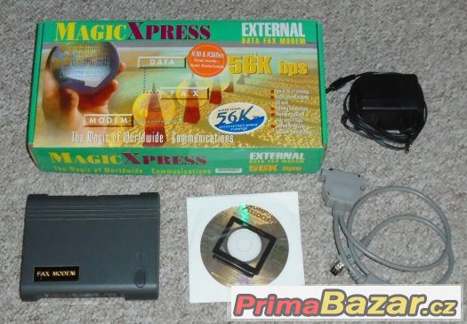 Externí Data Fax modem 56kb MagicXpress. – fotografie 1