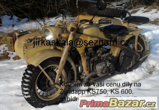 Koupím moto Zundapp KS 600 před renovací, – fotografie 1