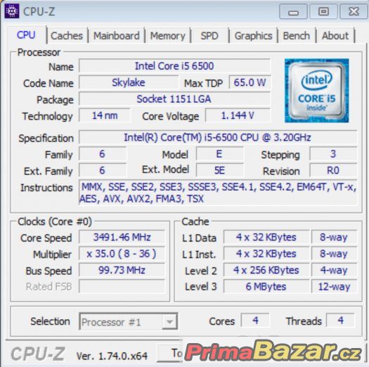 Herní počítač Intel i5 Skylake, 16GB DDR4 – fotografie 2