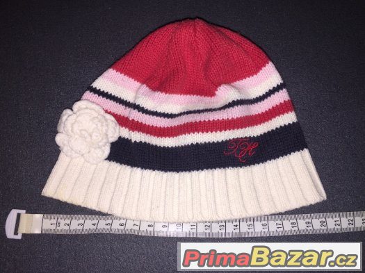 Úžasný set čepice a rukavice na podzim/jaro Tommy Hilfiger – fotografie 2