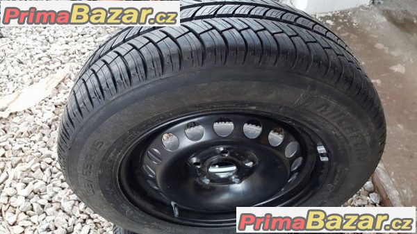 Novy Rezervni plechovy disk s novou pneu VW 5x112 1k0601027C 6jx15 et47