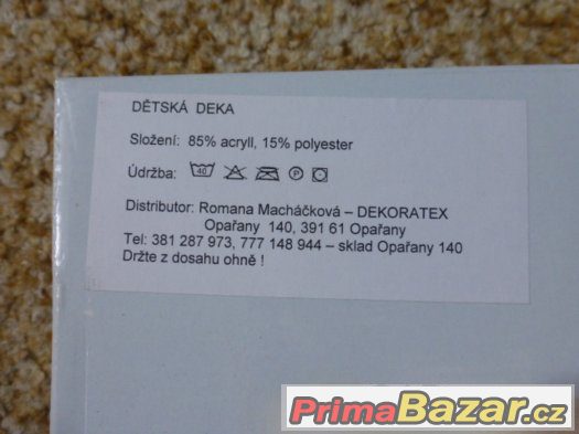 Španělská deka nová originál zabalená – fotografie 2