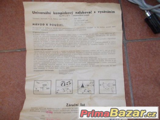 Univerzální kempinkový nafukovač s vysáváním – fotografie 3