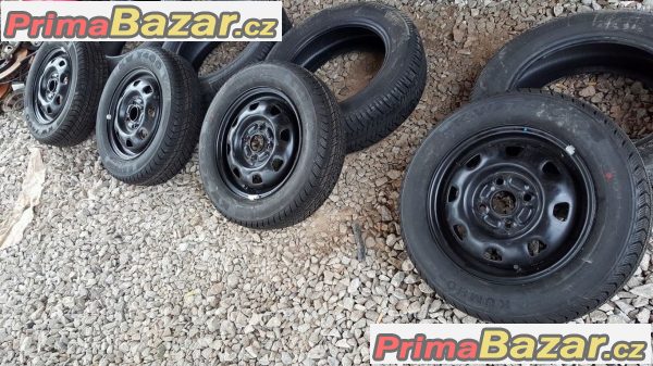 Nové, nepoužité Plechove disky 4x100 4jx13