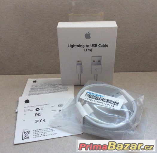 iPhone kabel (ORIGINAL) Lightning 5s,6s,SE,7 – fotografie 1