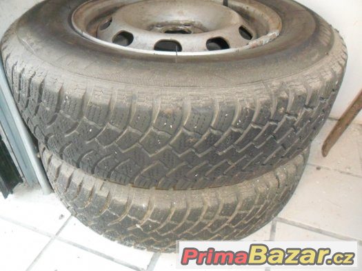 nabízím 2 komp.kola pneu CONTNENTAL 175/80 r 14 – fotografie 2