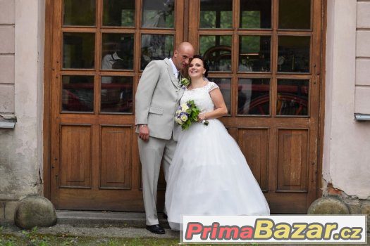 Prodám svatební šaty – fotografie 3