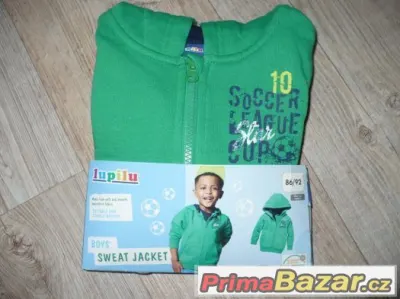 Zelená mikina Lupilu