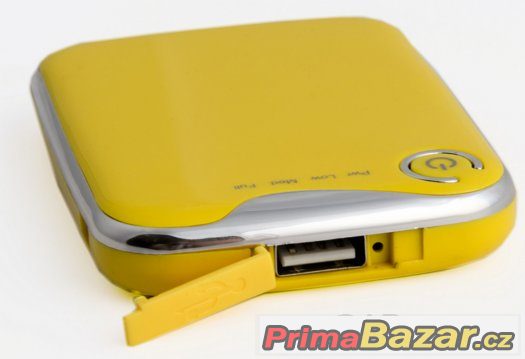 Power bank s kapacitou 3000mAh žlutá / červená – fotografie 2