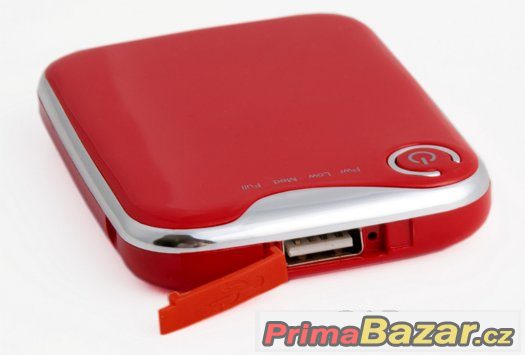 Power bank s kapacitou 3000mAh žlutá / červená – fotografie 3