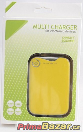Power bank s kapacitou 3000mAh žlutá / červená – fotografie 5