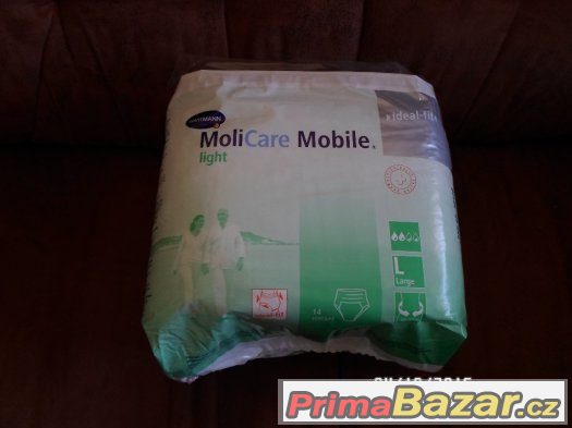Prodám zalepovací plenkové kalhotky MoliCare Mobile Light. 1 – fotografie 1