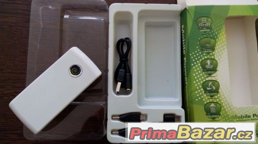AKCE 1+1 Power Bank kapacita 4400mAh - bílá - POSLEDNÍ KUS – fotografie 2