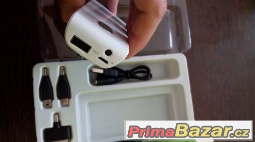 AKCE 1+1 Power Bank kapacita 4400mAh - bílá - POSLEDNÍ KUS – fotografie 3