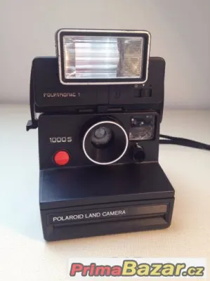 Polaroid 1000S Land Camera + blesk Polatronic 1