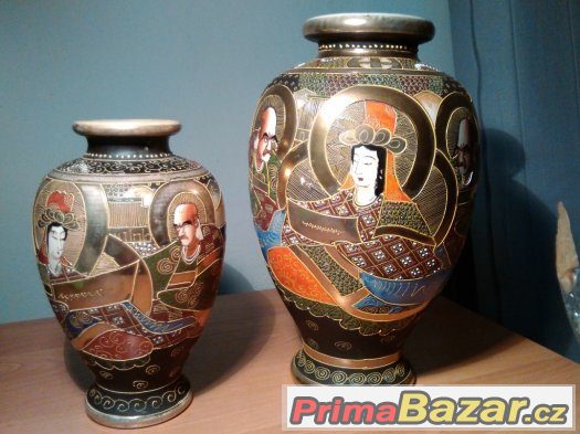 prodam 2 japonske vazy Satsuma – fotografie 3