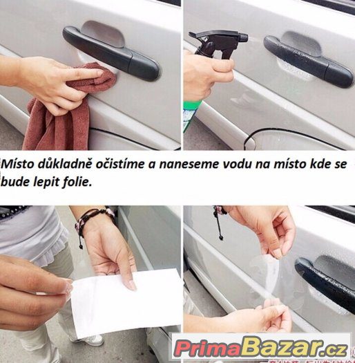 Ochranná folie okolo klik automobilu – fotografie 2